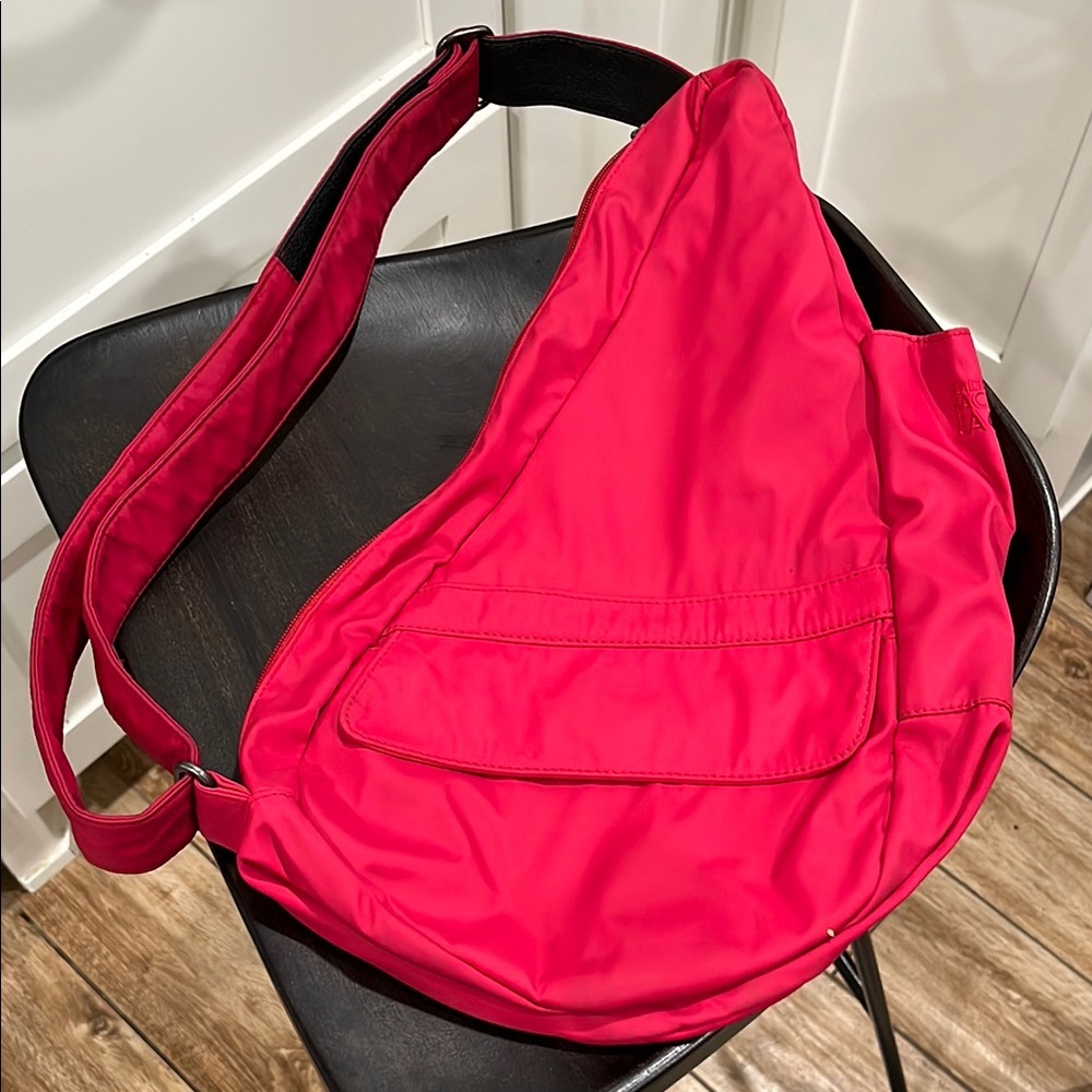 AmeriBag Healthy Back Bag Vibrant Red Sling Bag